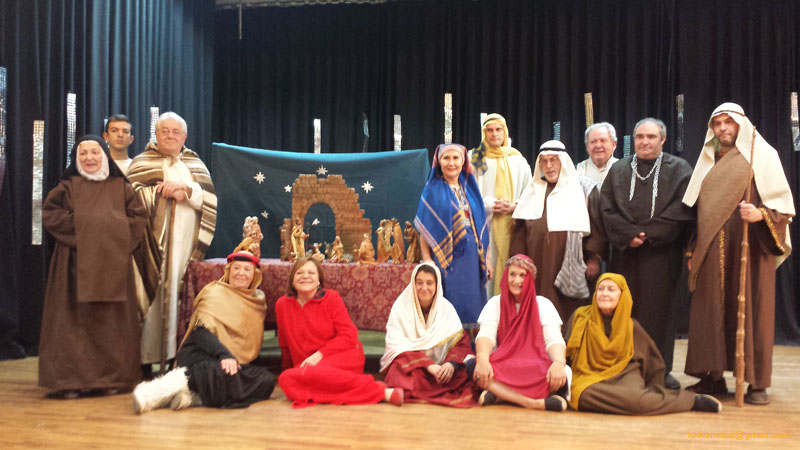151227 Xto Homenaje a las familias. Vamos a poner un Nacimiento (85) Grupo de teatro