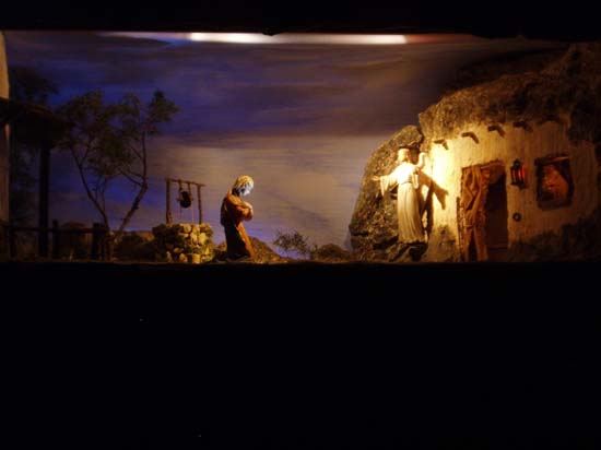 071222 129 angel y virgen diorama